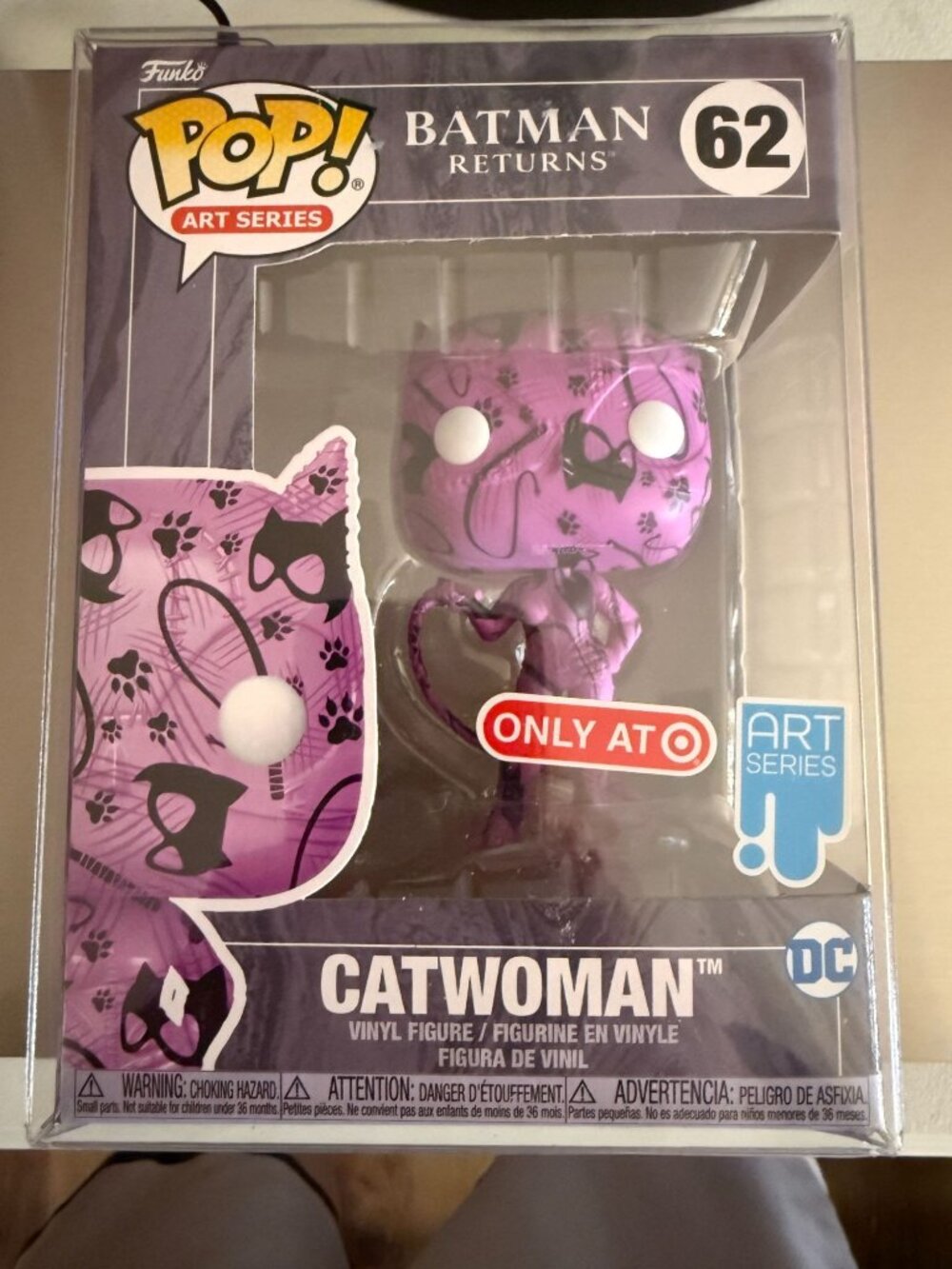 Funko Pop Artist Series DC Batman Returns Catwoman #62 W/Case Heavy Protector
